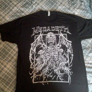 Megadeth Band shirt heavy metal rock large